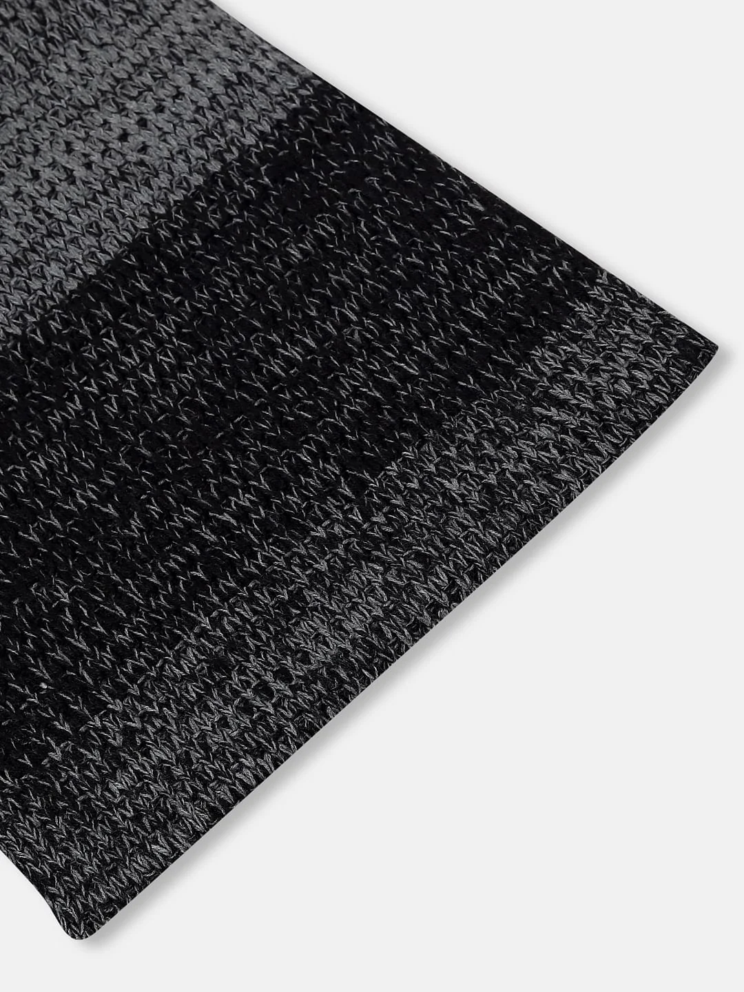 Black Knit Tube Scarf - Image 2