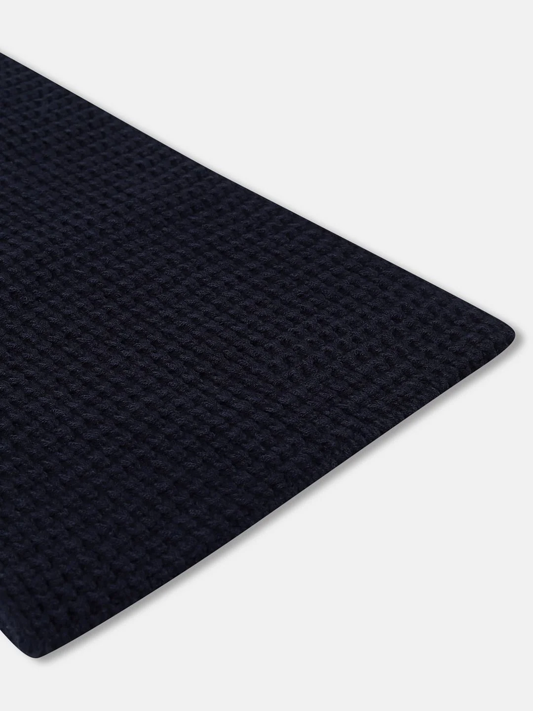 Navy Blue Knit Tube Scarf - Image 2