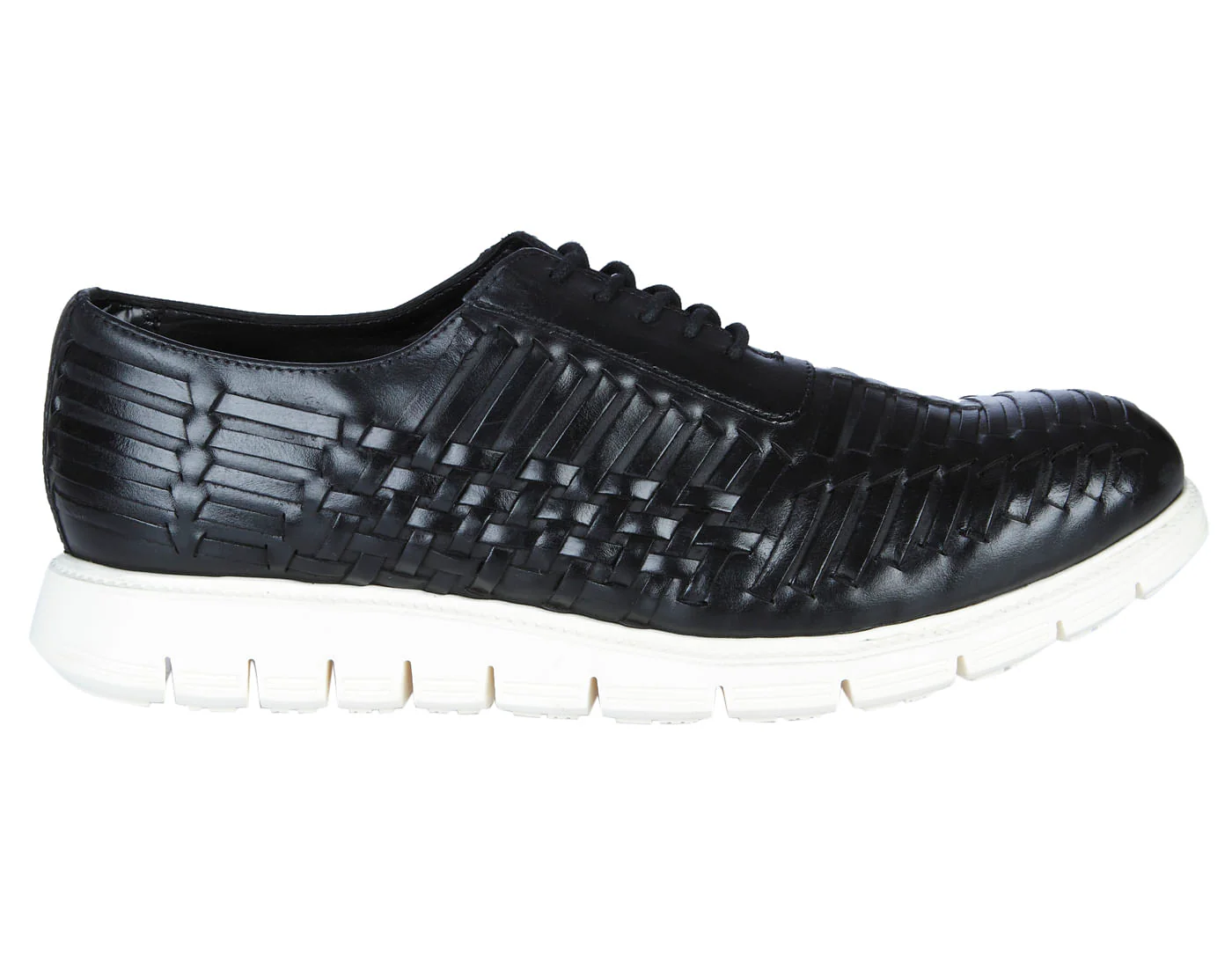 Black Self-Design Sneakers
