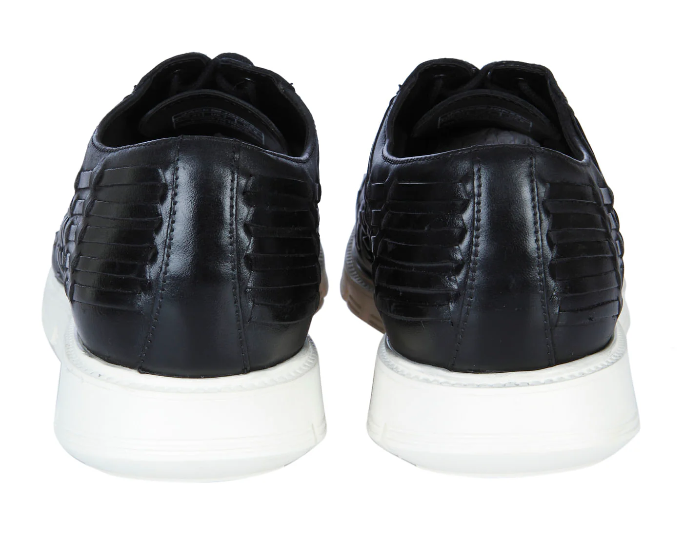 Black Self-Design Sneakers - Image 4