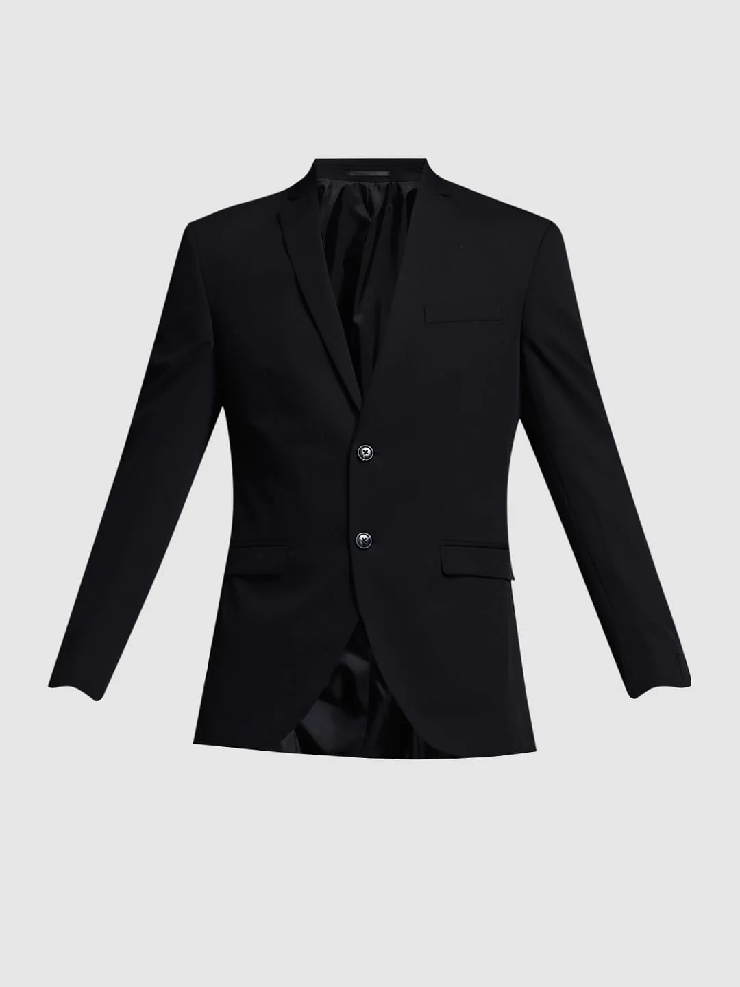 Black Double Button Blazer - Image 7
