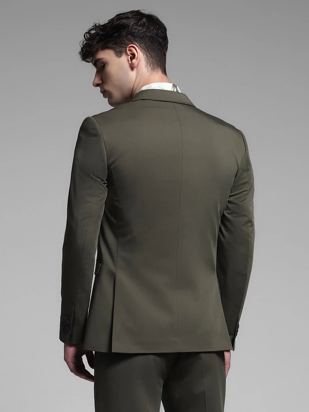 Green Double Button Blazer - Image 4
