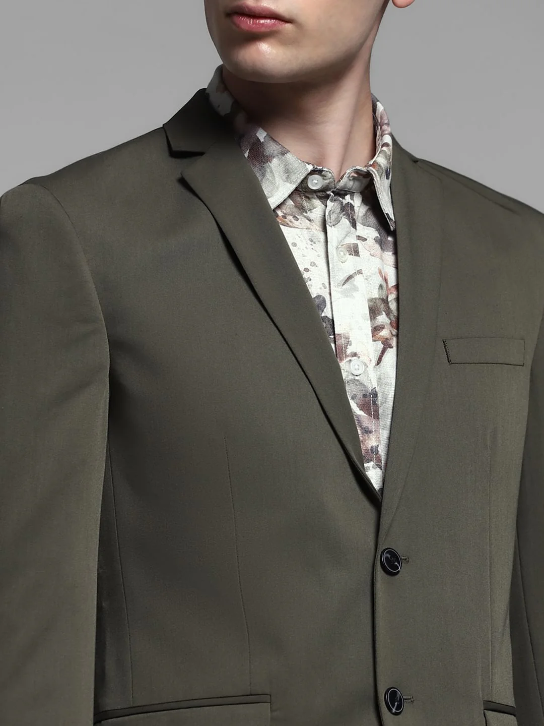 Green Double Button Blazer - Image 5