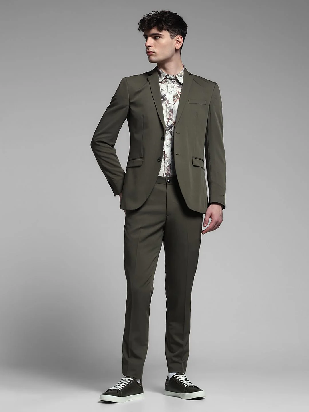Green Double Button Blazer - Image 6