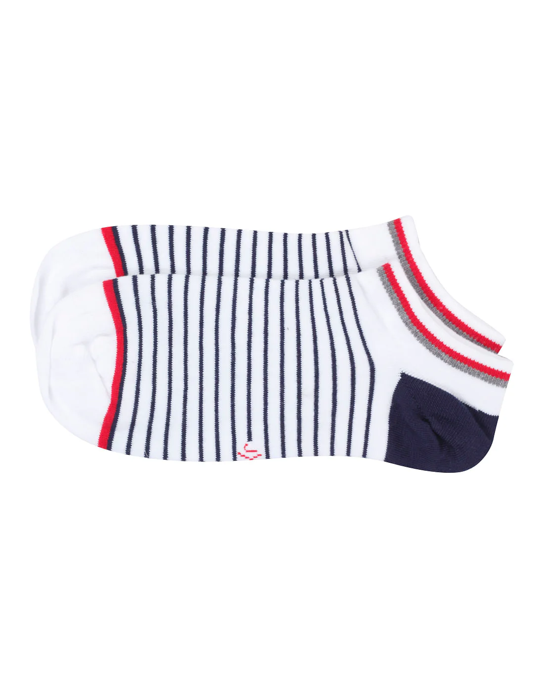 White Striped Ankle Length Socks - Image 5
