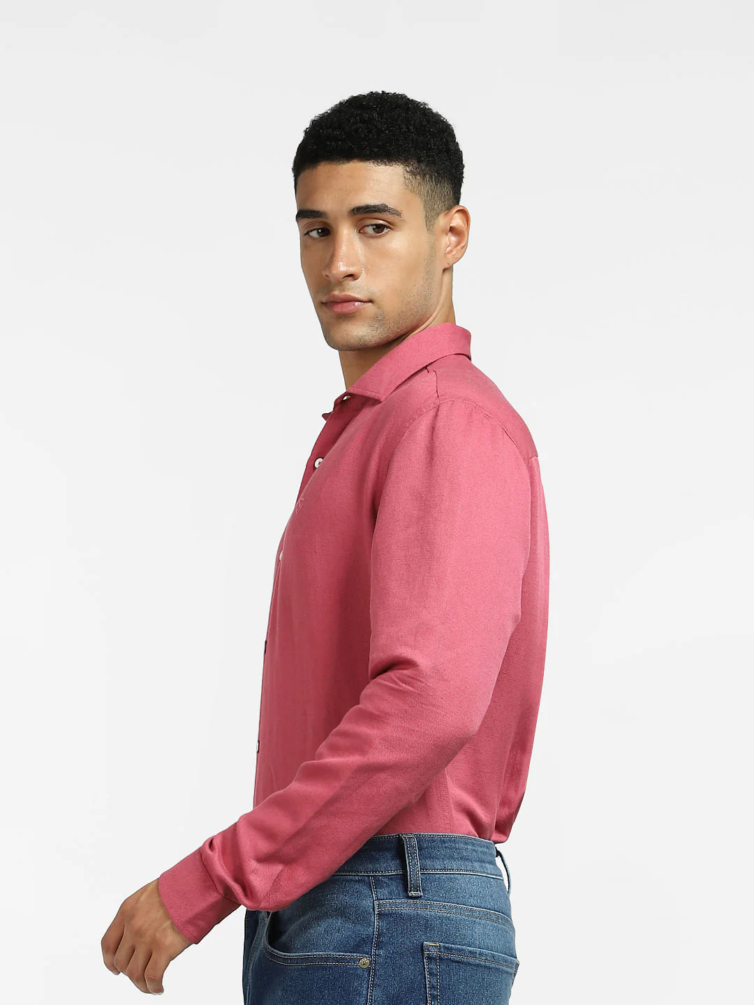 Pink Full Sleeves Shirt - Image 3
