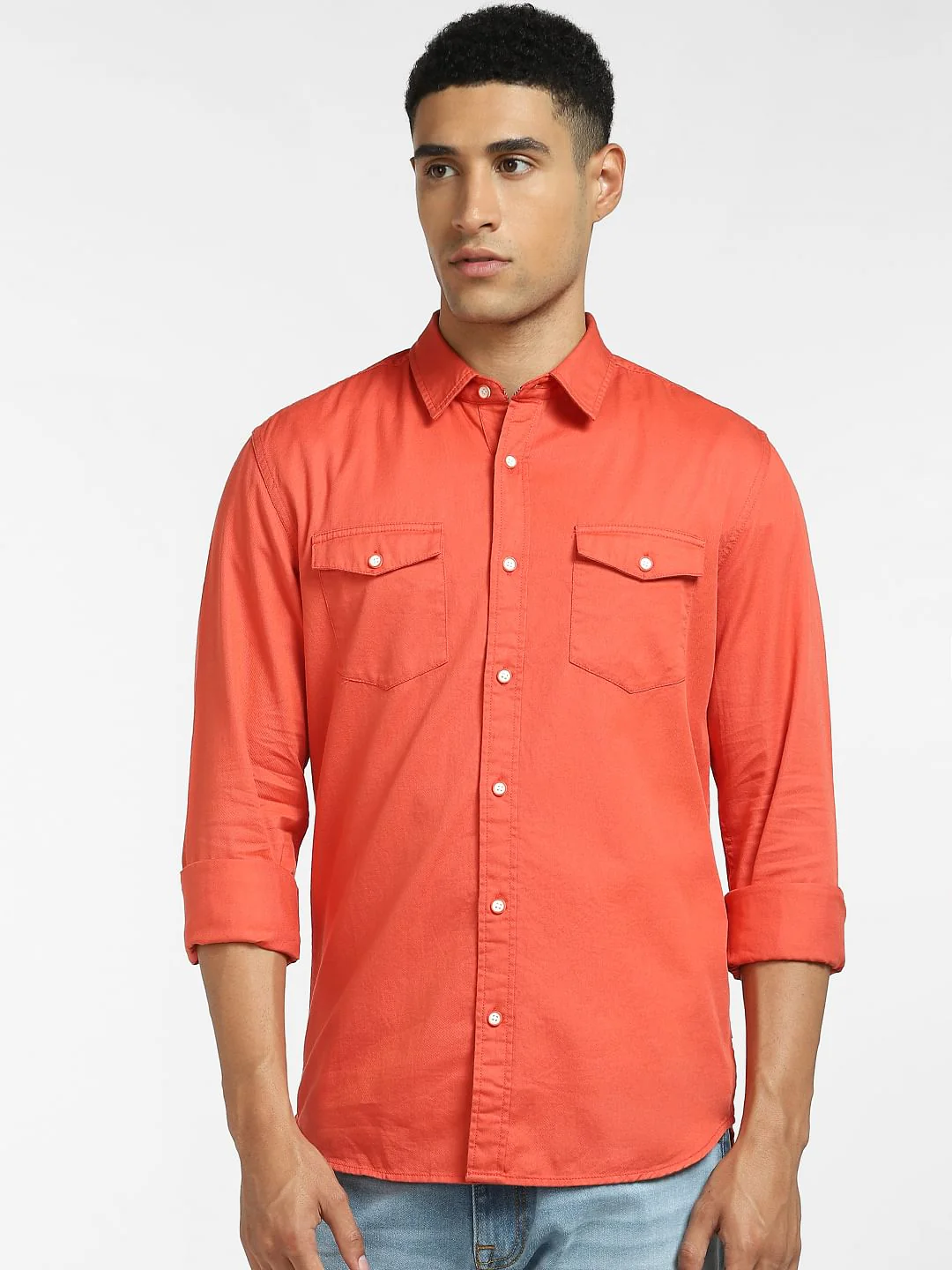 Coral Full Sleeves Shirt - Image 2