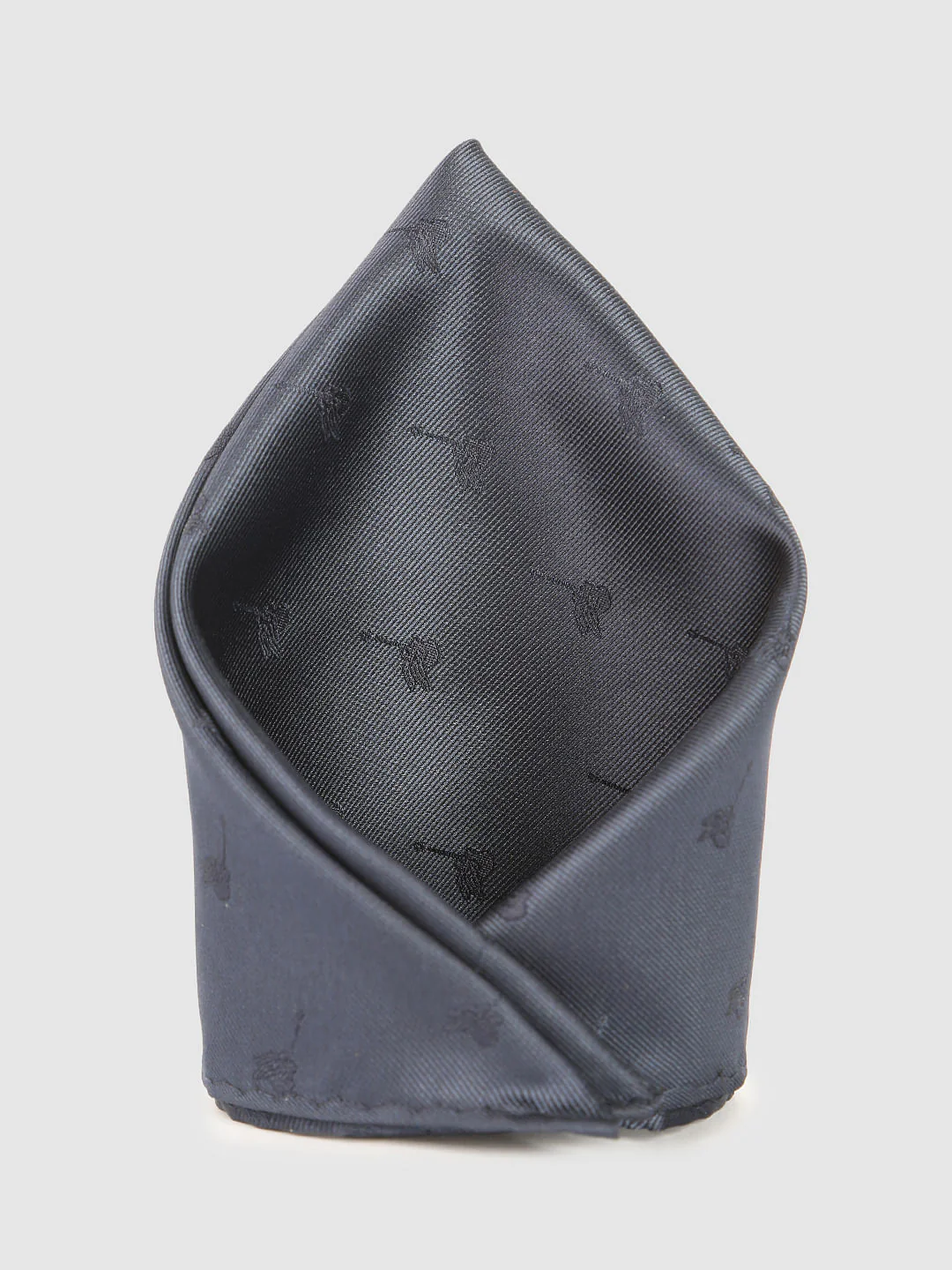 Navy Blue Pocket Square - Image 2