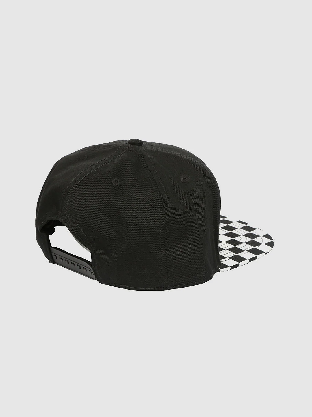Black Checks Cap - Image 3