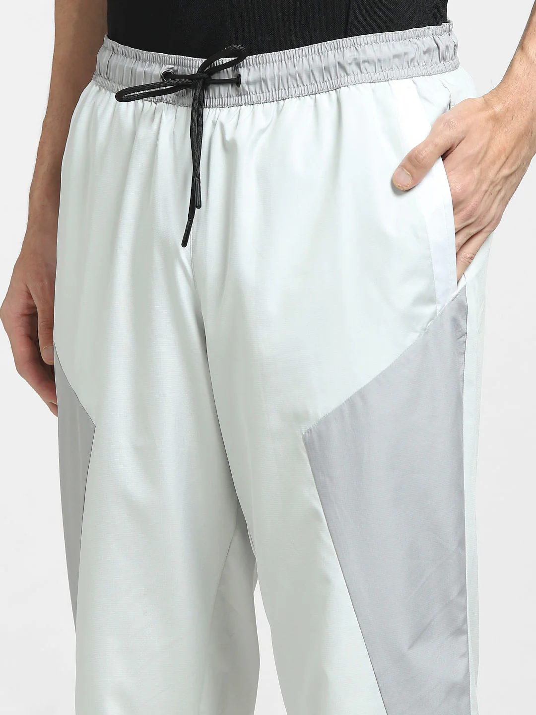 Grey Colourblocked Co-ord Trackpants - Image 5