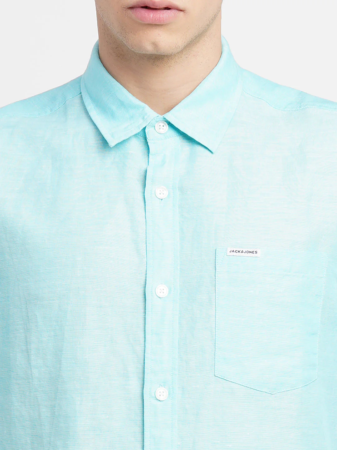 Light Blue Short Sleeves Shirt - Image 5