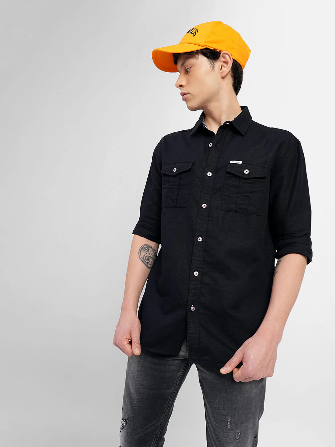 Black Full Sleeves Shirt