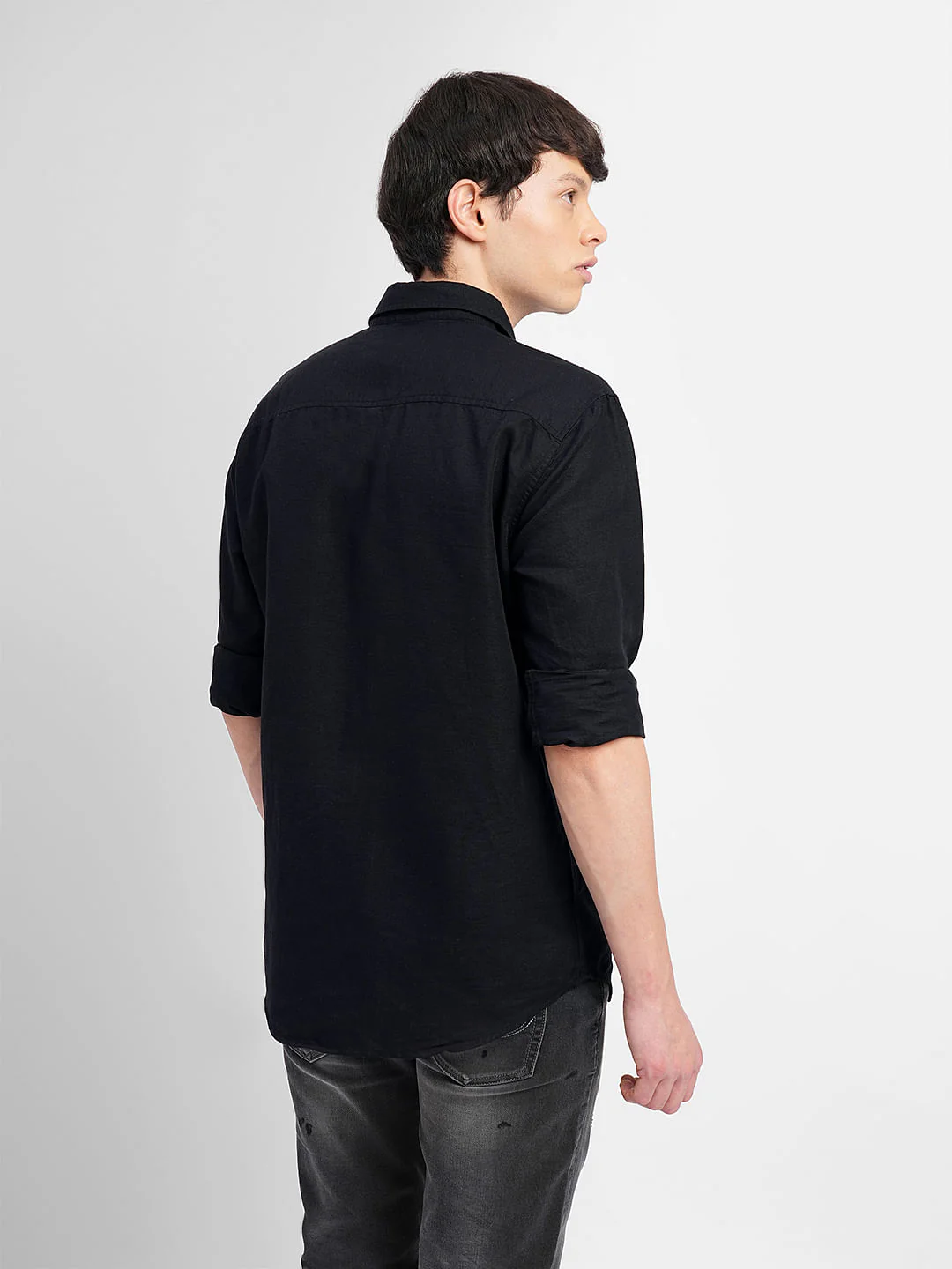 Black Full Sleeves Shirt - Image 4