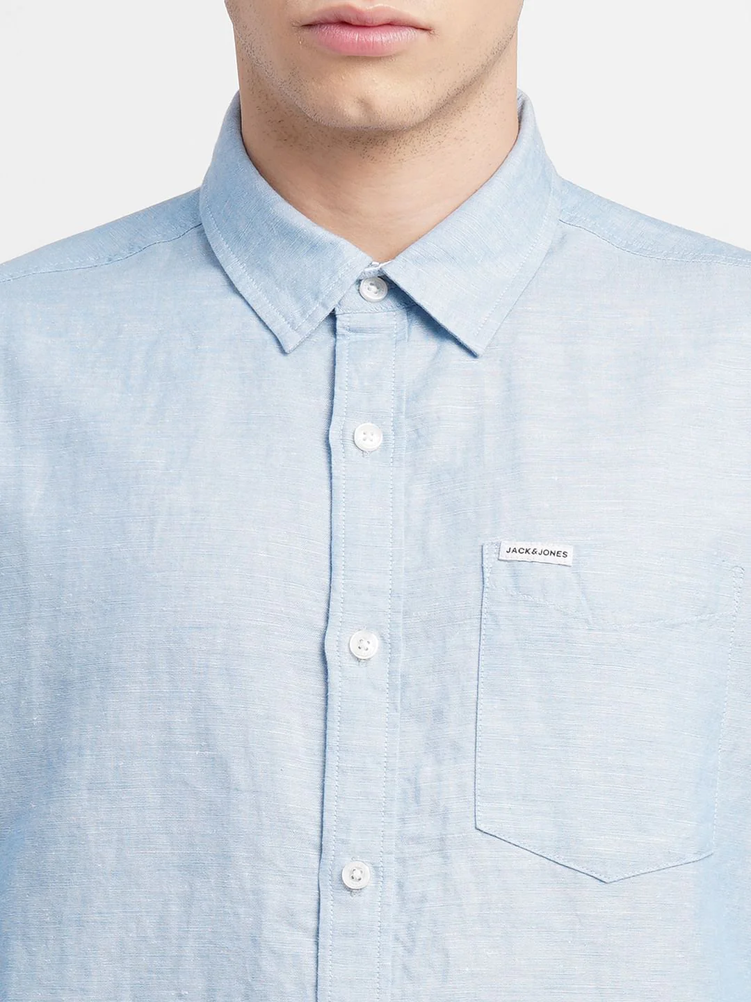 Sky Blue Full Sleeves Shirt - Image 5