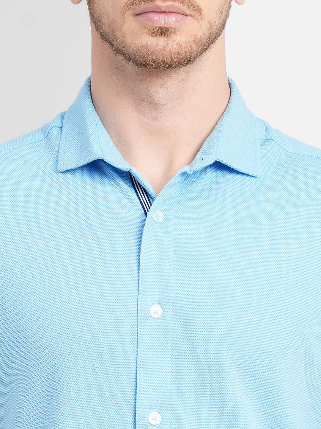Blue Short Sleeves Shirt - Image 5