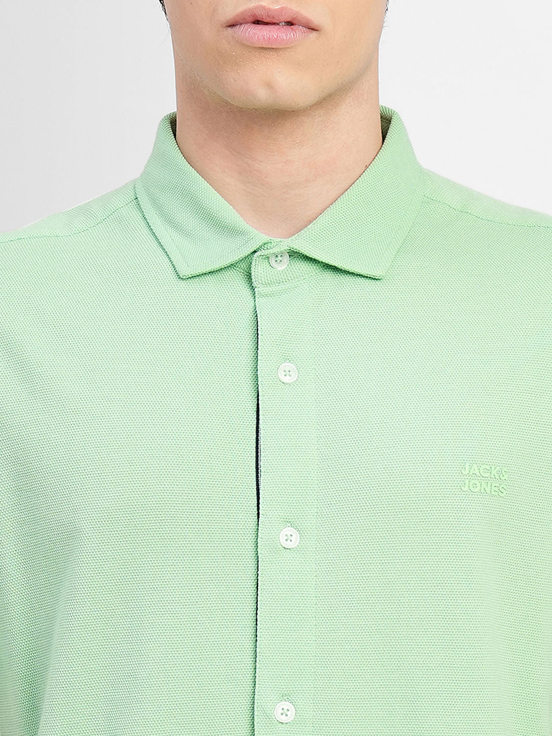 Green Short Sleeves Shirt - Image 5