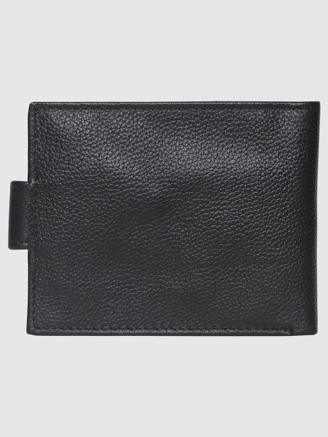 Black Leather Magnetic Clip Wallet - Image 2