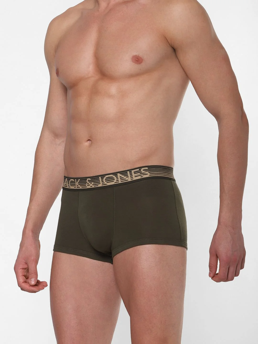 Green Logo Print Brazilian Trunks - Image 2