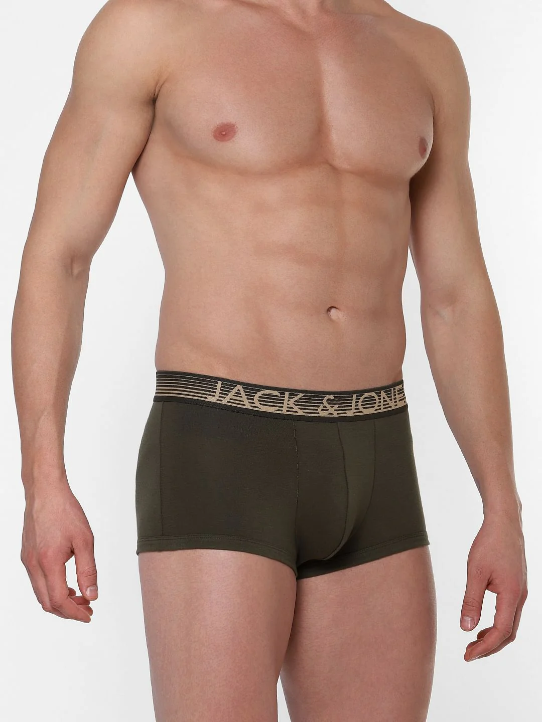 Green Logo Print Brazilian Trunks - Image 3