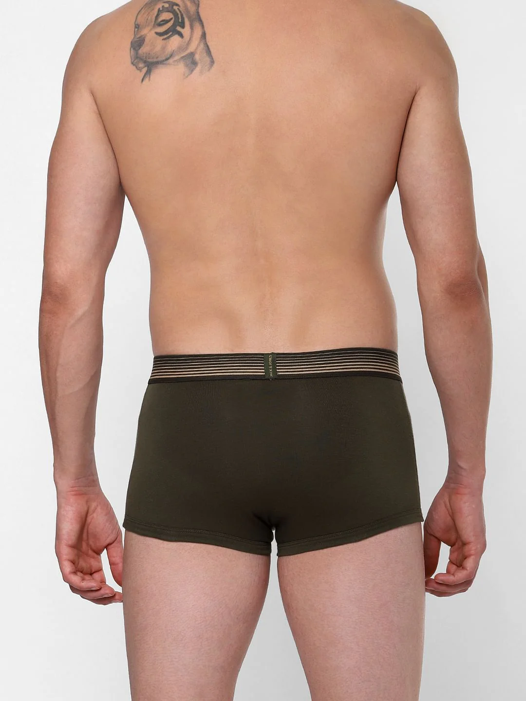 Green Logo Print Brazilian Trunks - Image 4