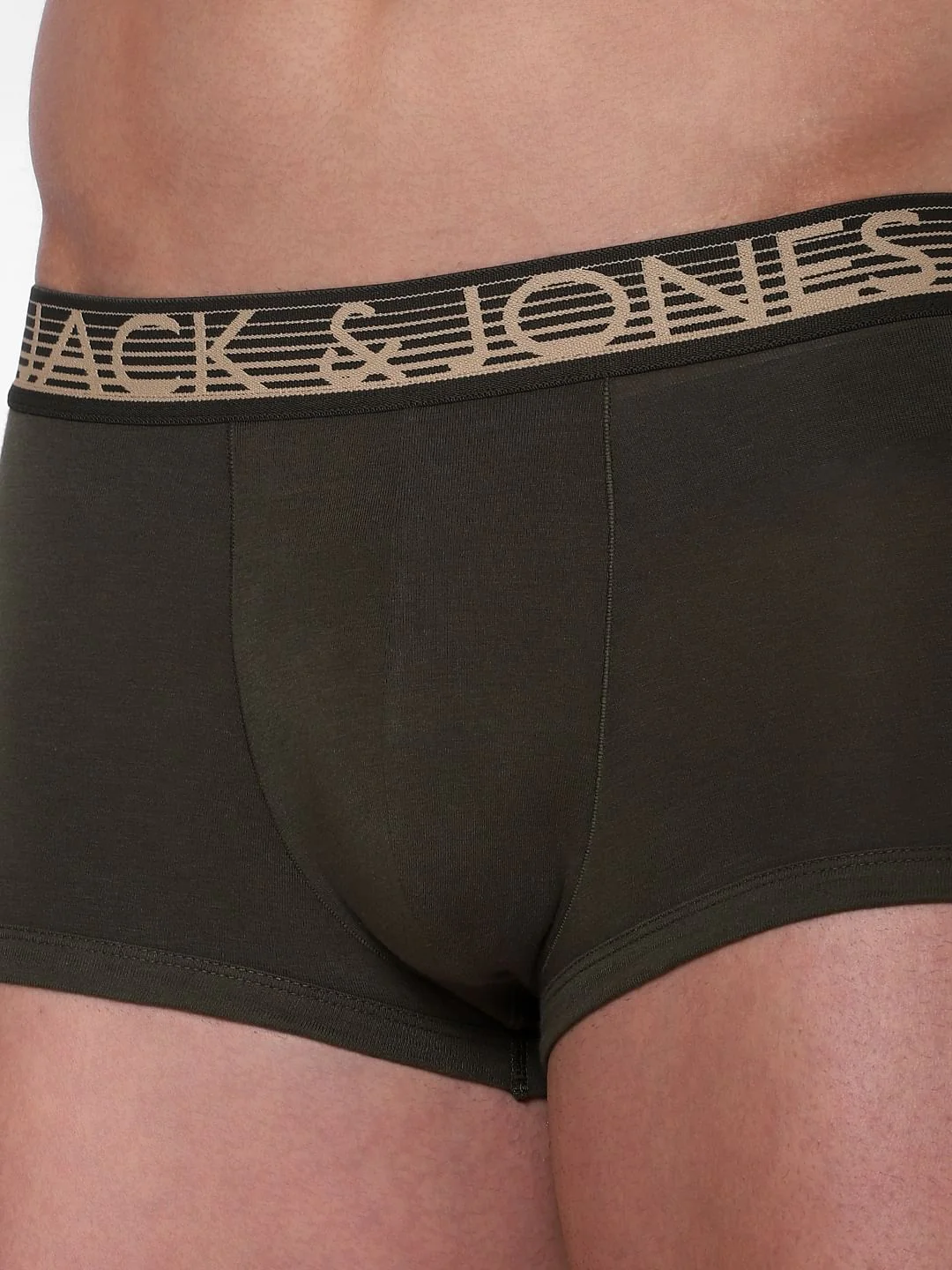 Green Logo Print Brazilian Trunks - Image 5
