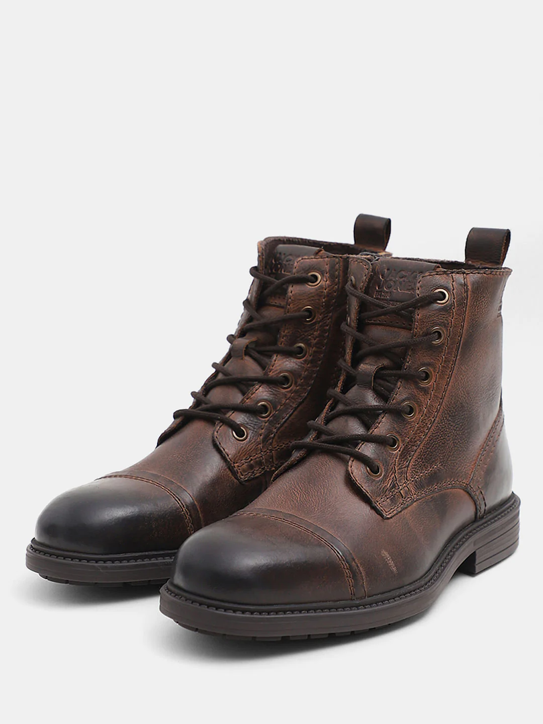 Dark Brown Leather Boots - Image 5