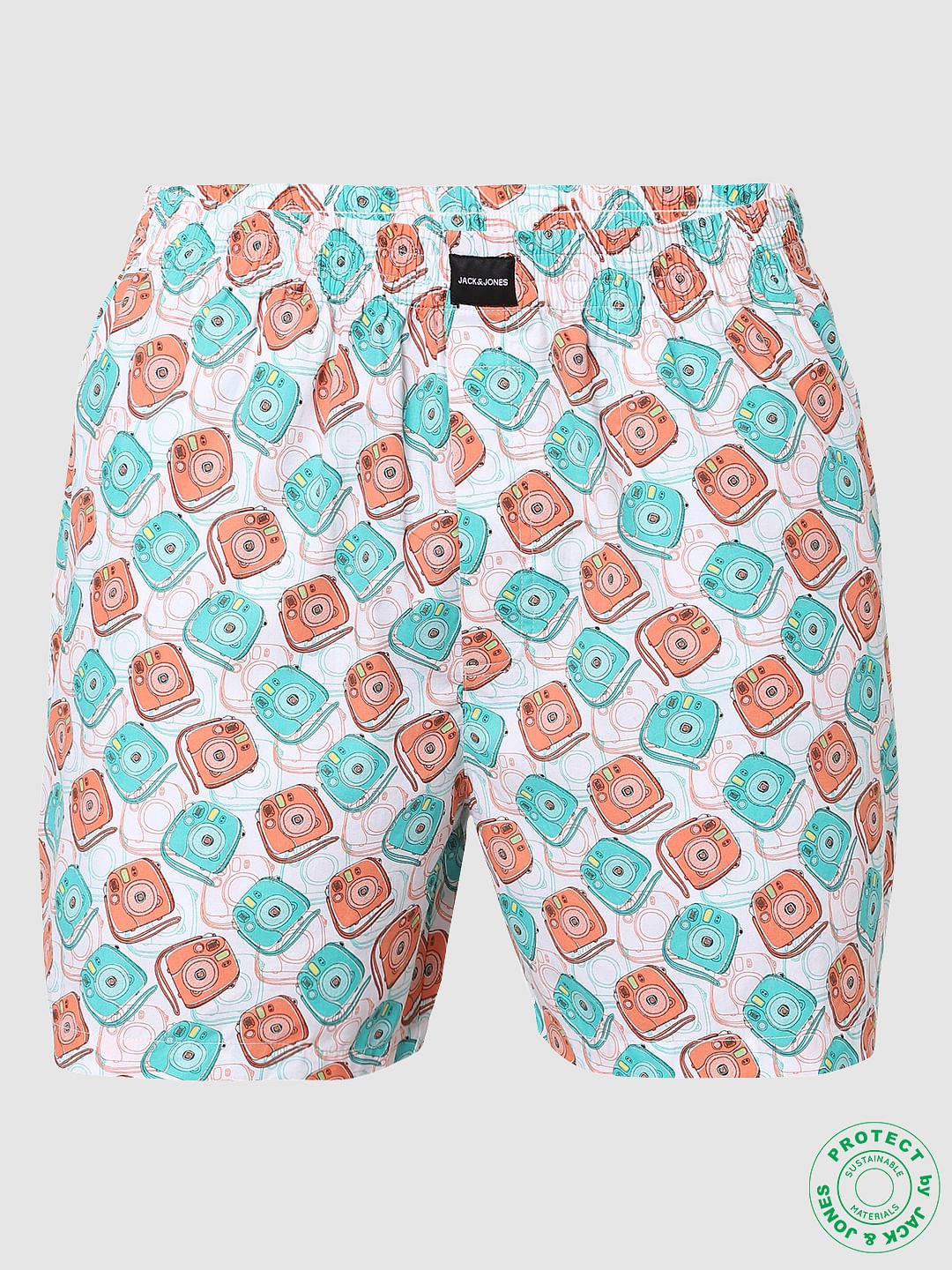 White Polaroid Print Boxers - Image 5