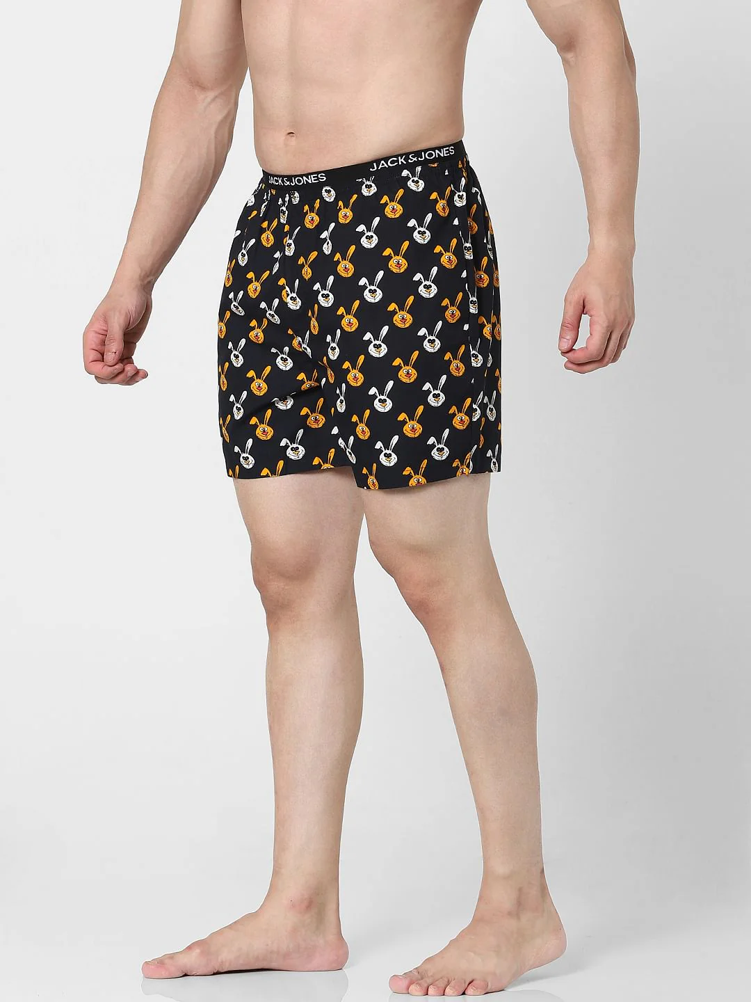 Black Graphic Printed Boxers - Image 2