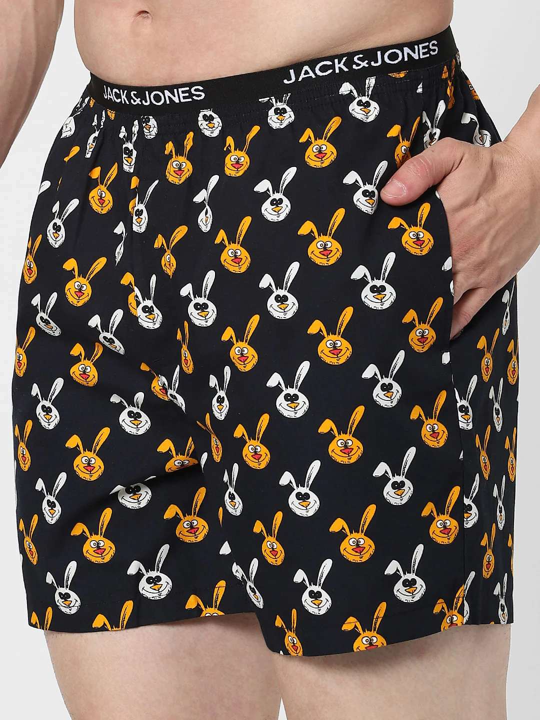 Black Graphic Printed Boxers - Image 4