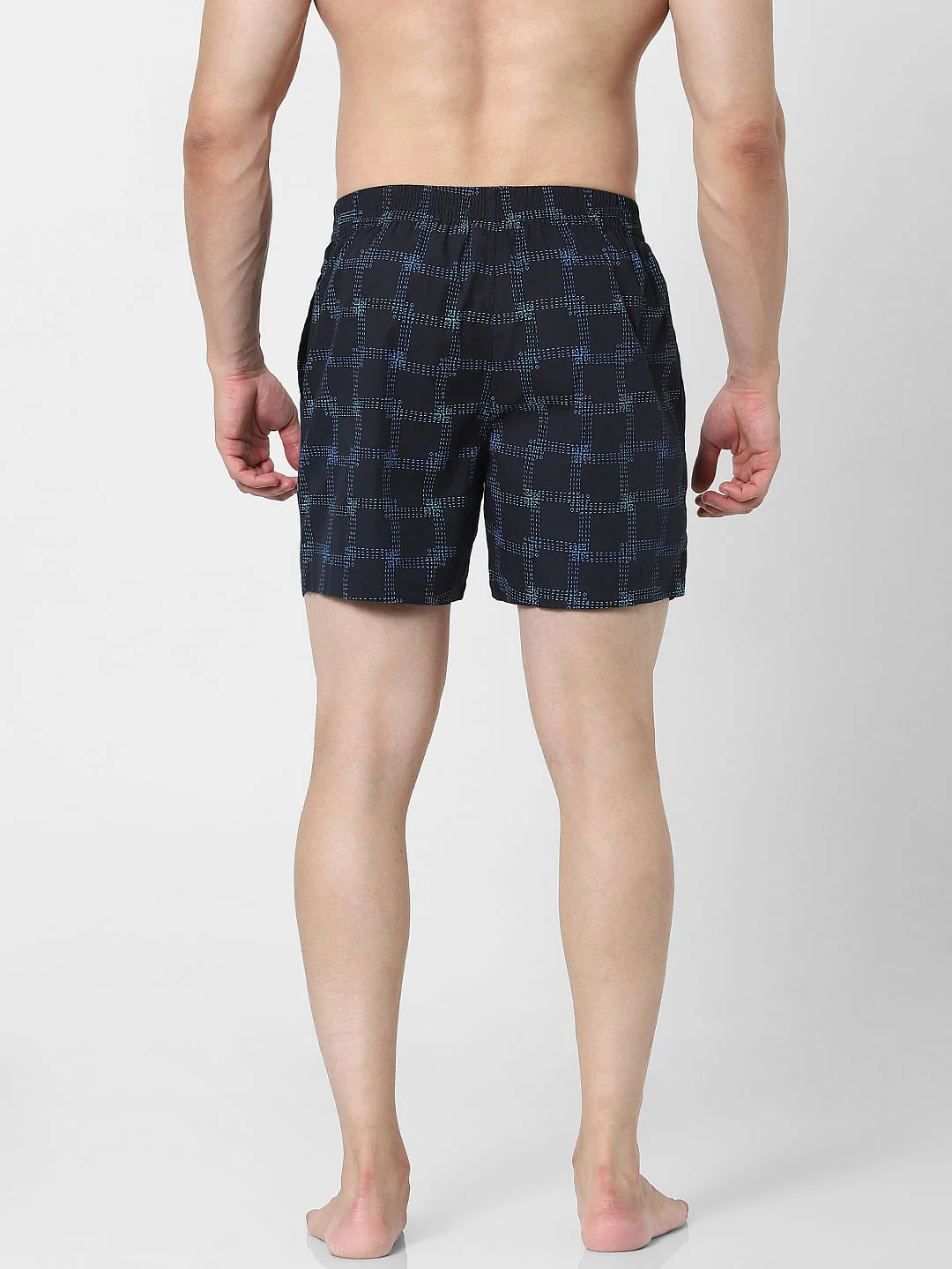 Blue Checks Boxers - Image 3