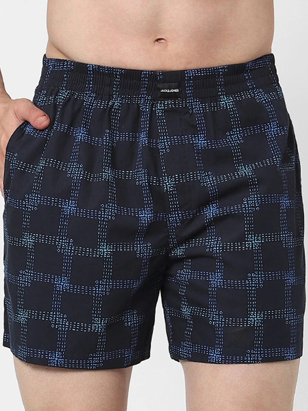 Blue Checks Boxers - Image 4
