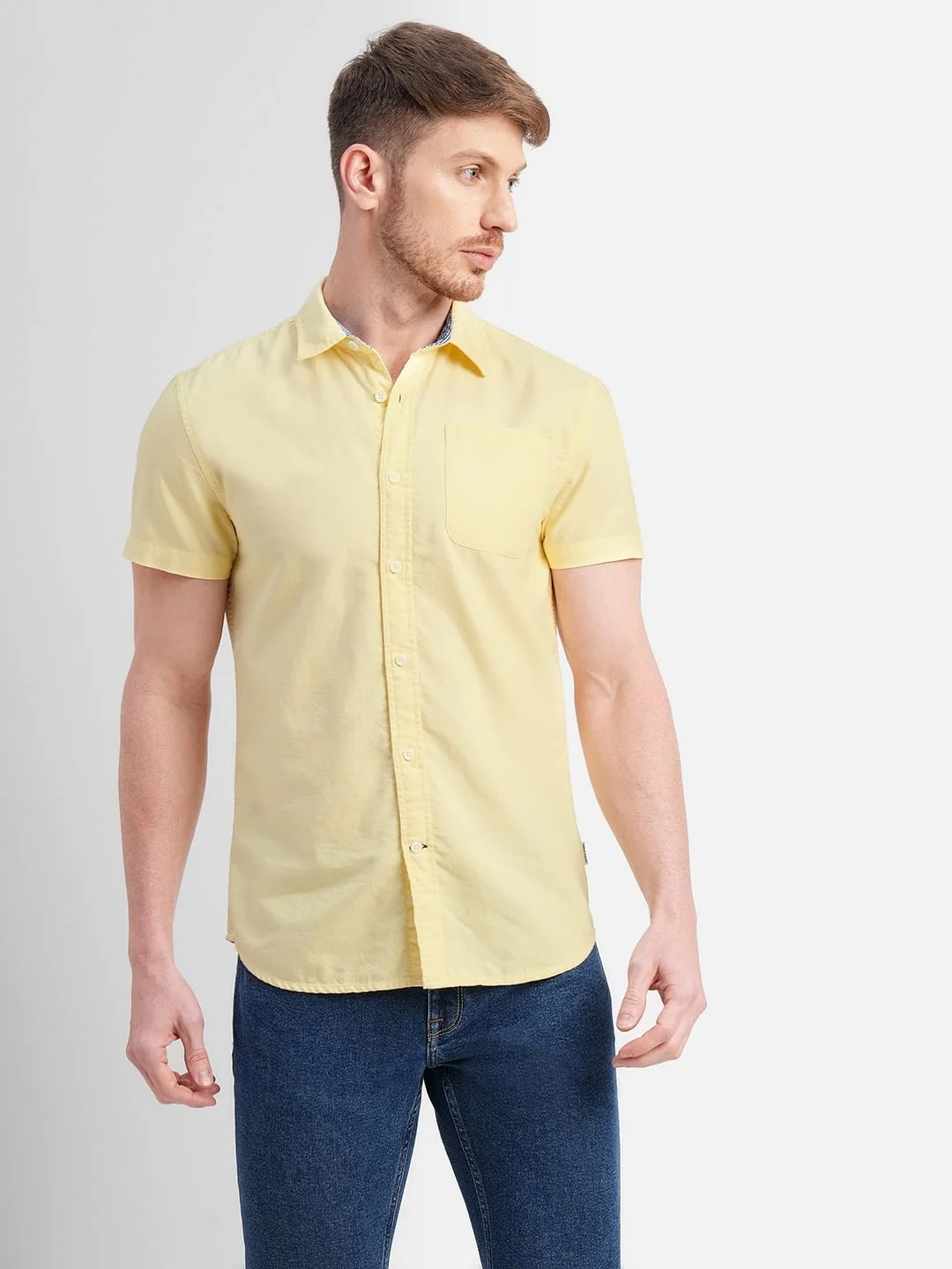 Yellow Short Sleeves Shirt - Image 2