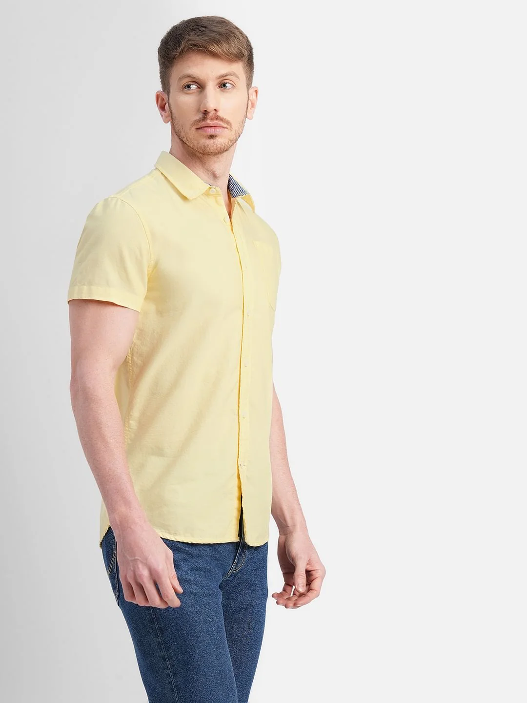 Yellow Short Sleeves Shirt - Image 3