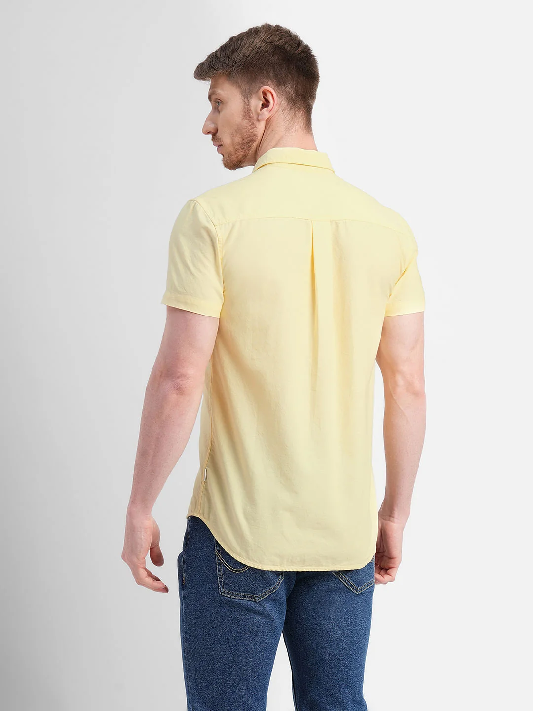 Yellow Short Sleeves Shirt - Image 4