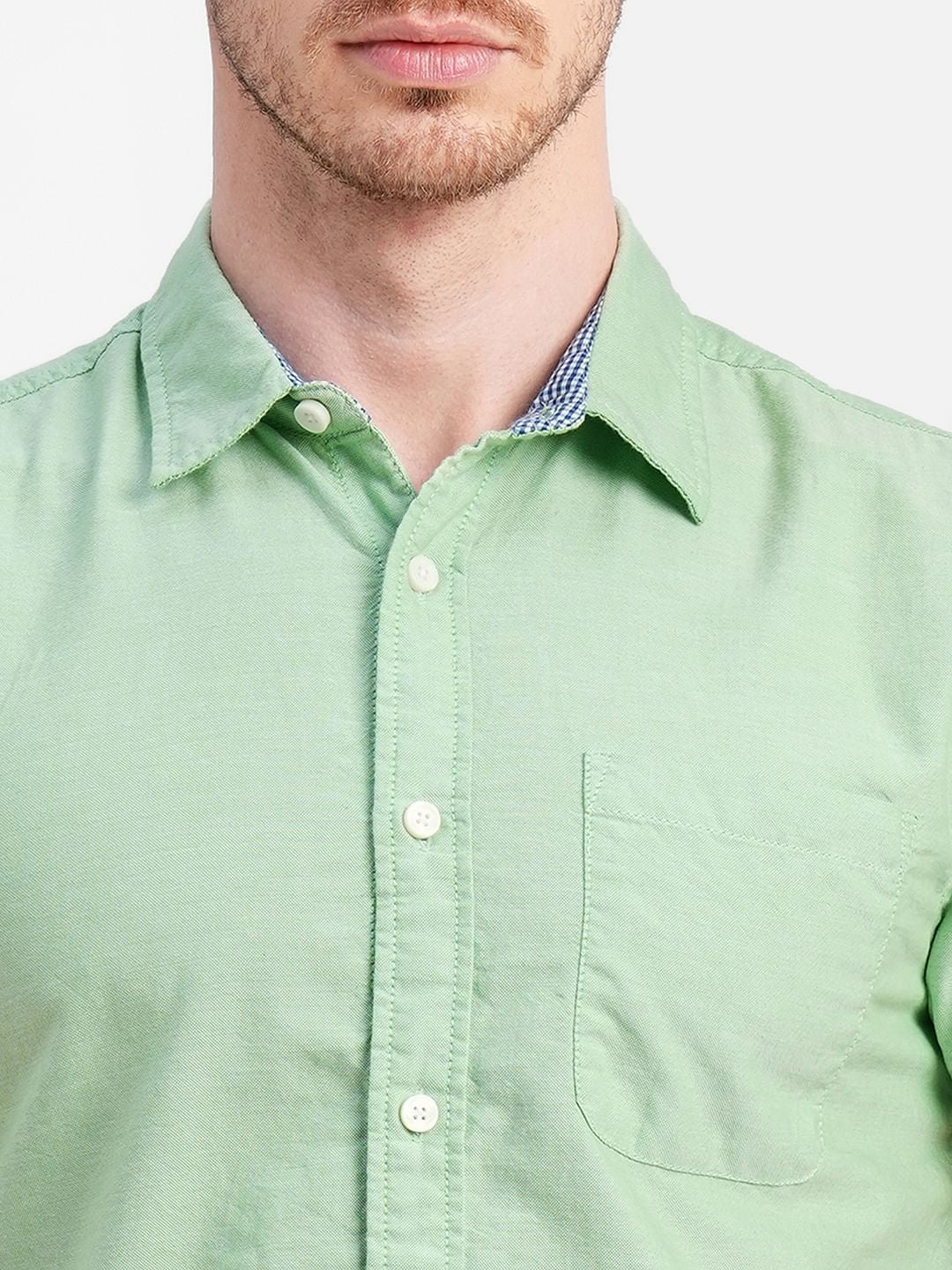 Green Short Sleeves Shirt - Image 5