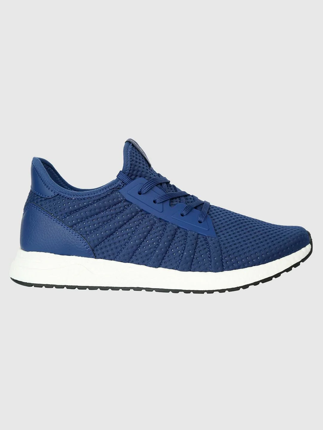 Blue Mesh Detail Sneakers