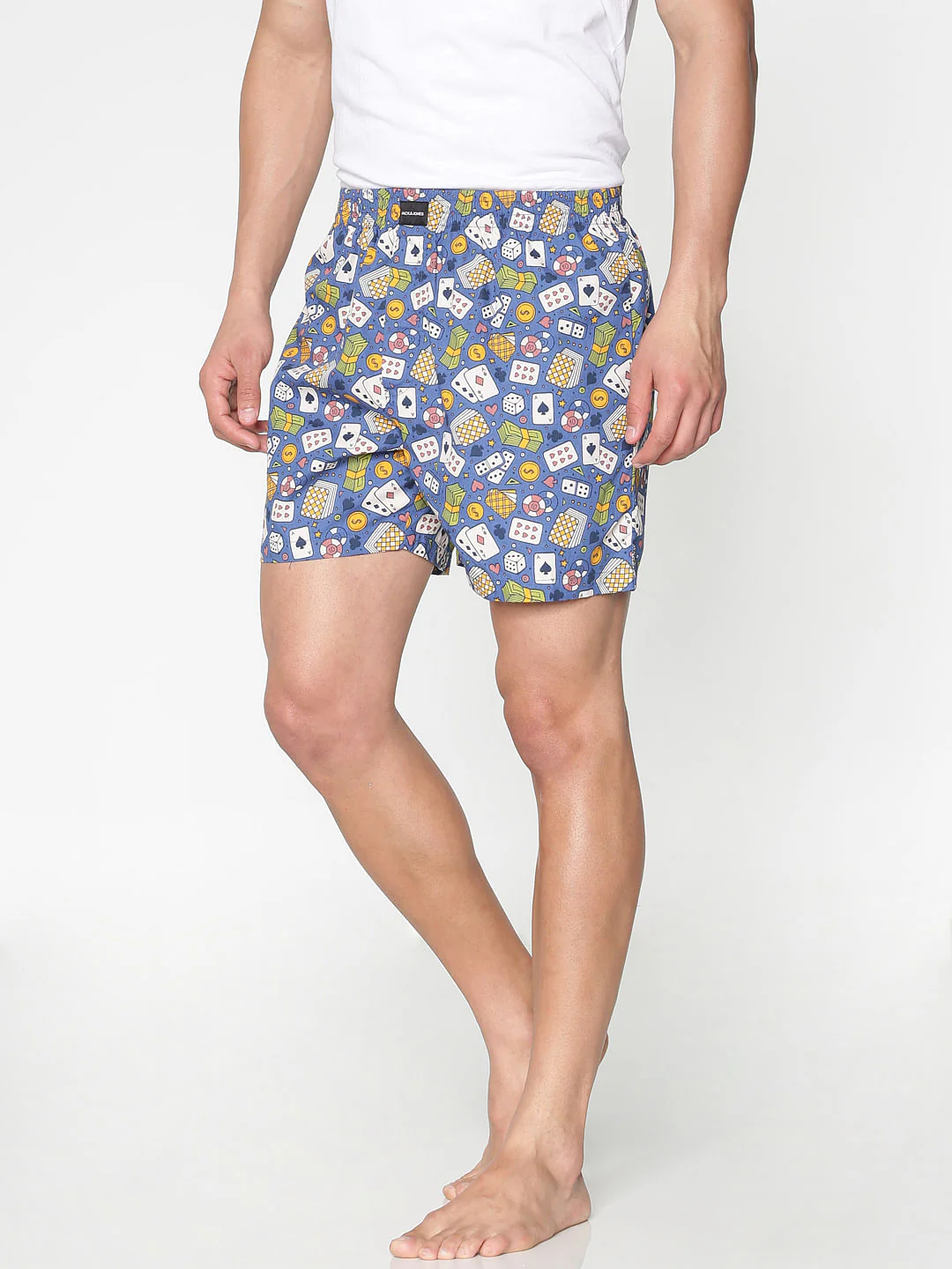 Blue All Over Casino Graphic Print Boxers - Image 2