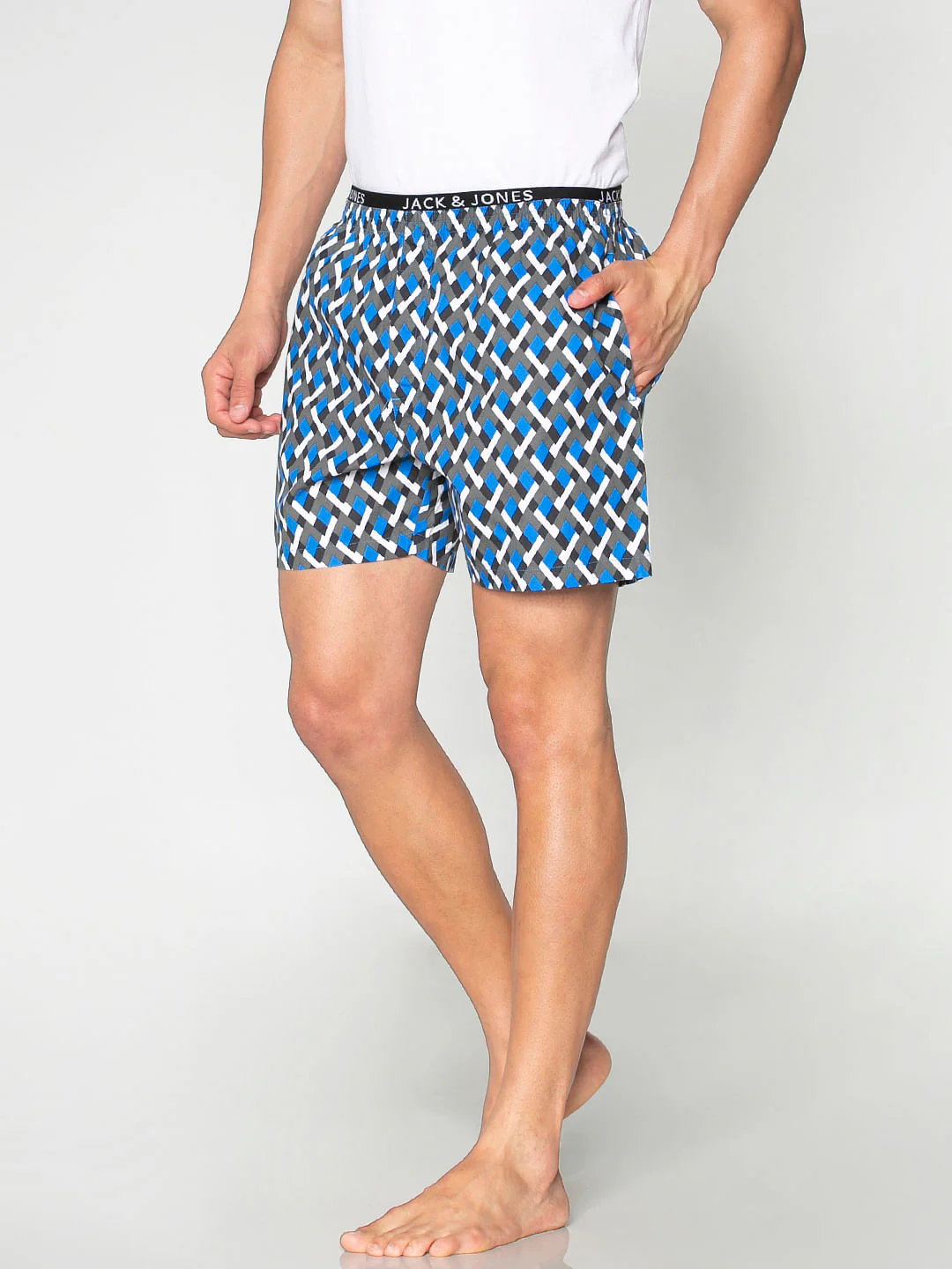 Blue All Over Printed Boxers - Image 2