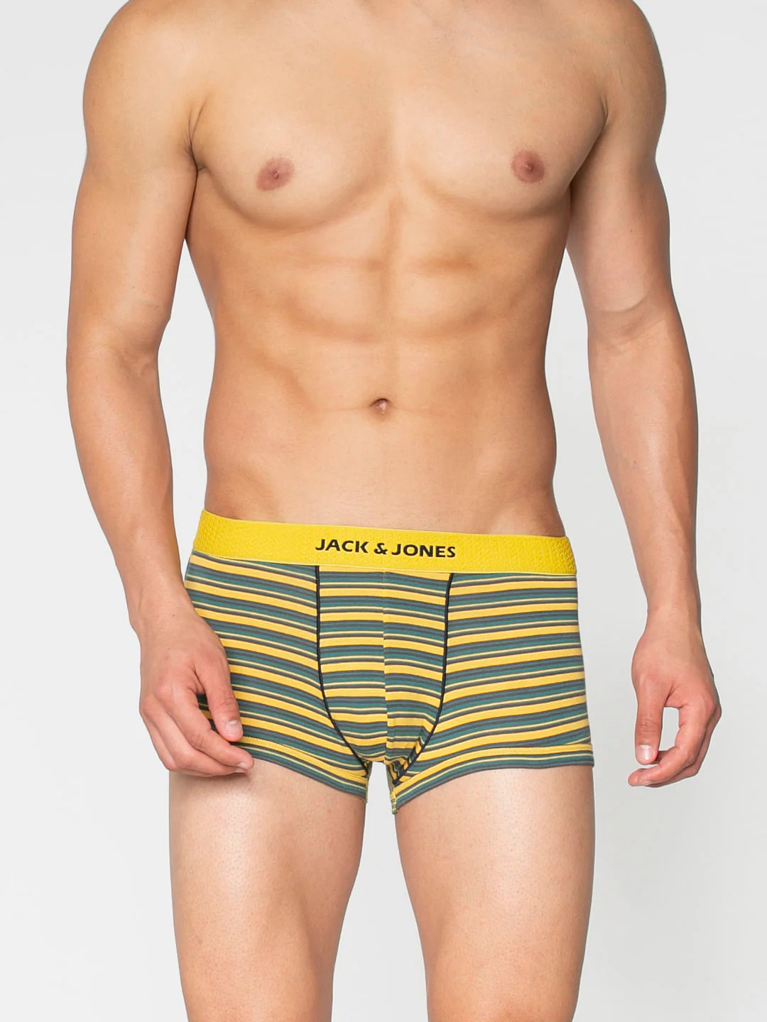 Yellow Striped Brazilian Trunks