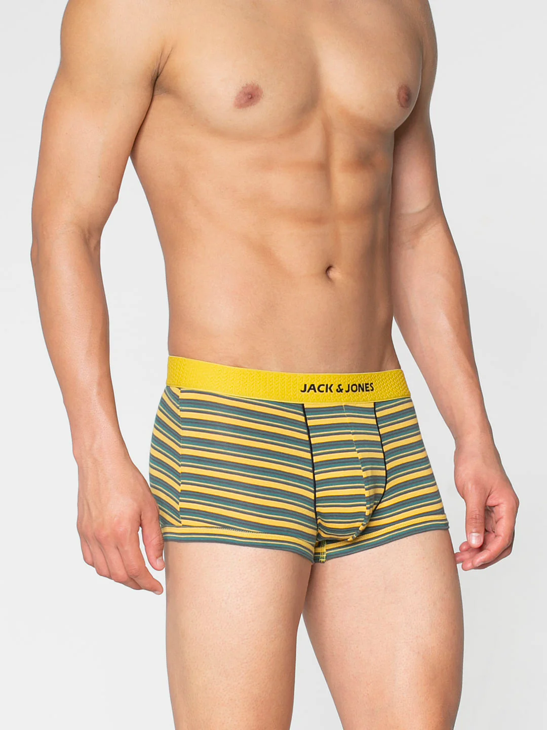 Yellow Striped Brazilian Trunks - Image 3