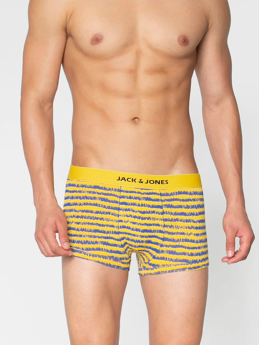 Yellow All Over Printed Brazilian Trunks
