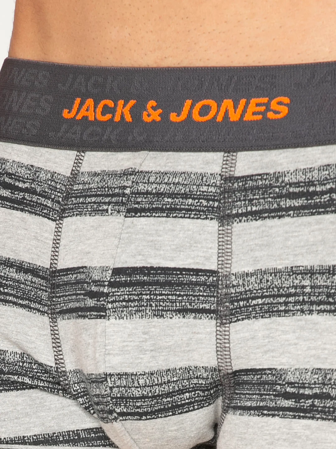 Black And Grey Striped Brazilian Trunks - Image 5
