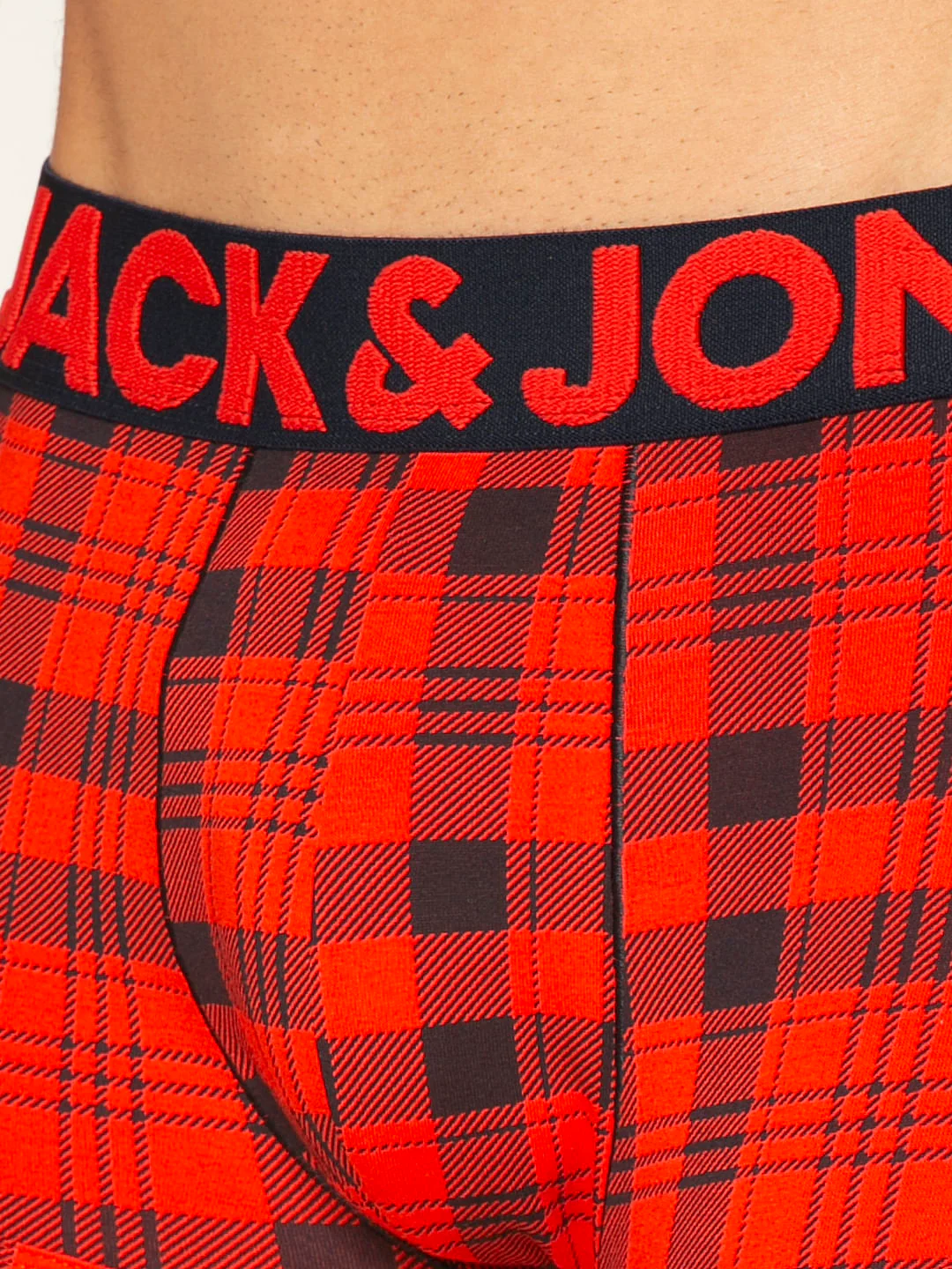 Red Checks Brazilian Trunks - Image 5