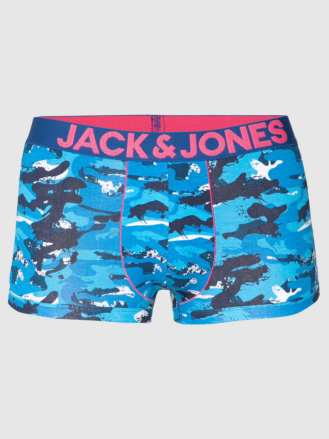 Blue All Over Camo Print Brazilian Trunks - Image 6