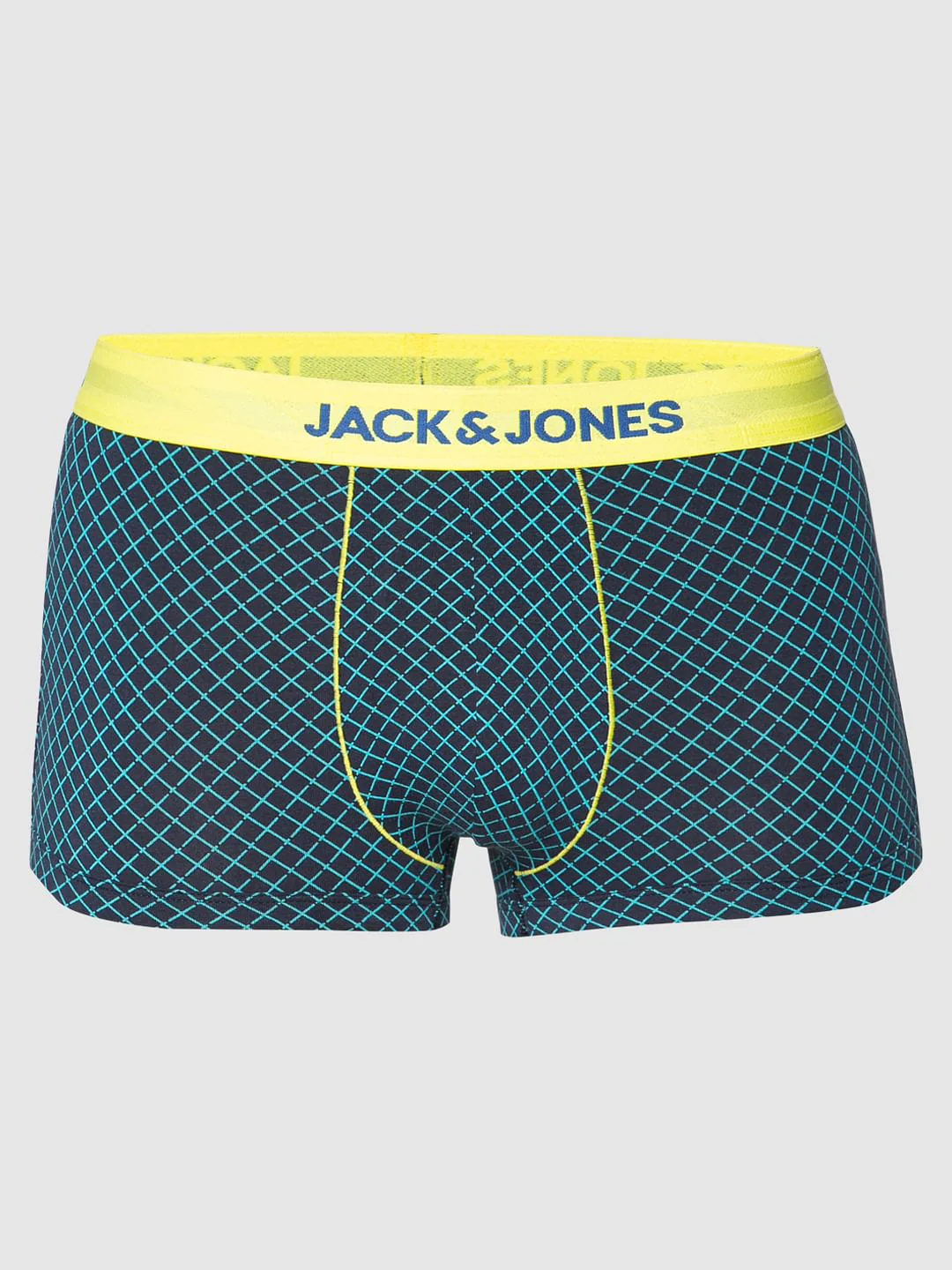 Blue And Black Checks Print Brazilian Trunks - Image 6