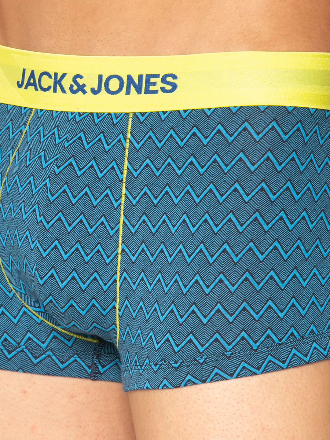 Blue Wavy Striped Brazilian Trunks - Image 5
