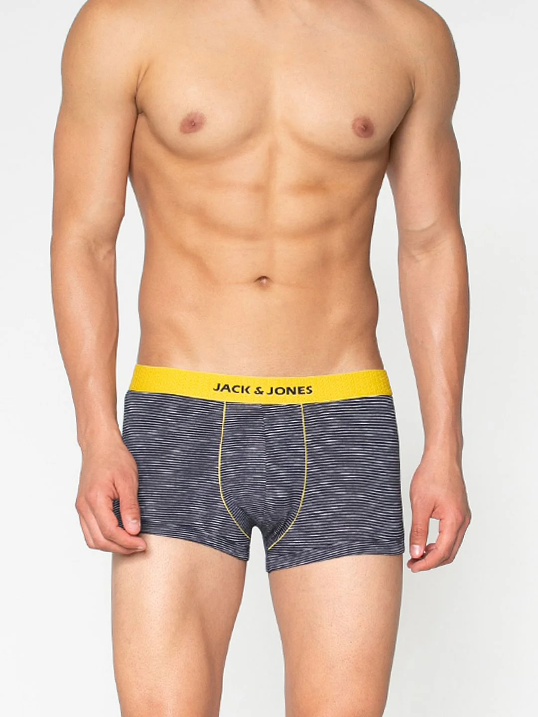 Blue Striped Brazilian Trunks