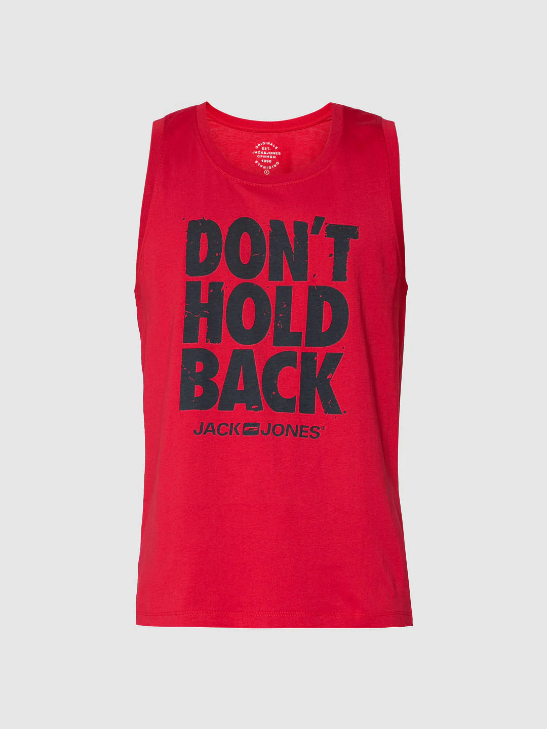 Red Text Print Vest - Image 7