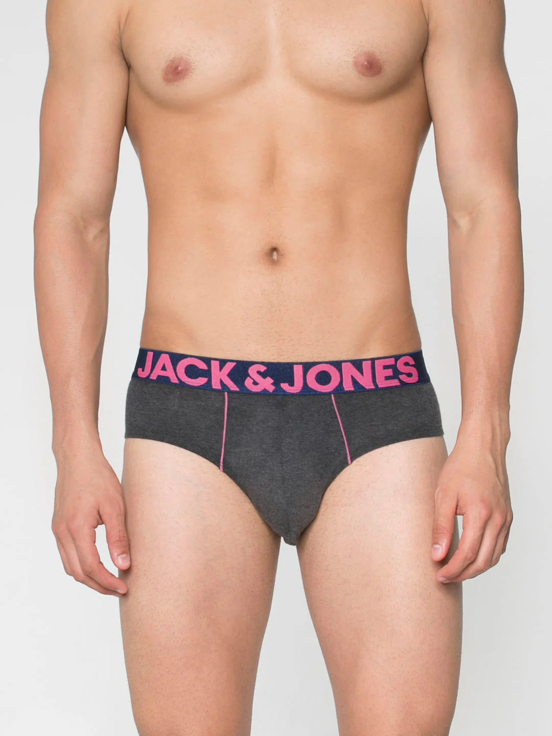 Pack Of Two Solid Briefs - Green And Red