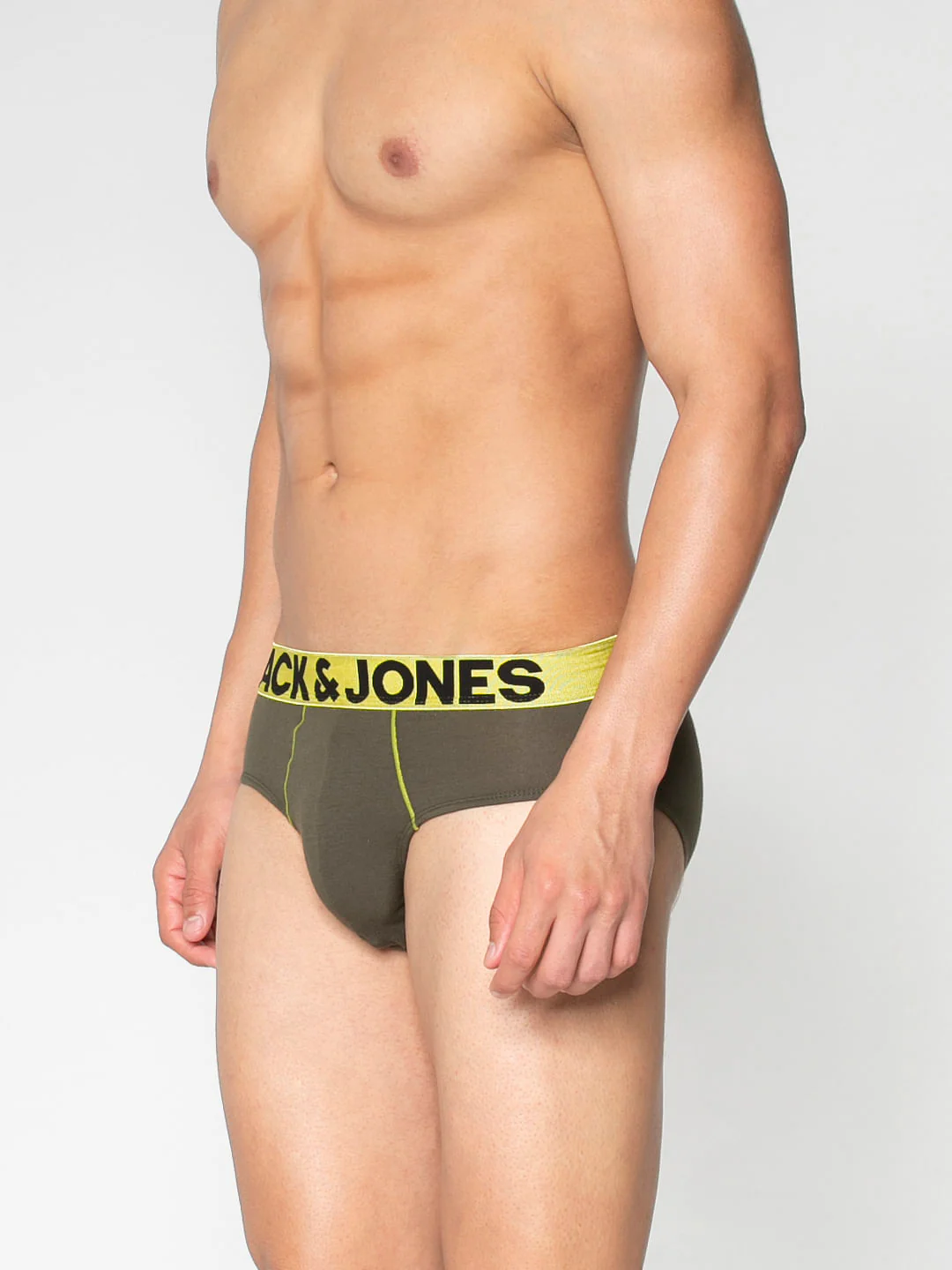 Pack Of Two Solid Briefs - Red And Green - Image 2